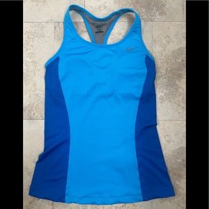 Nike Dri-Fit baby blue/Royal blue tank top Sz (S)